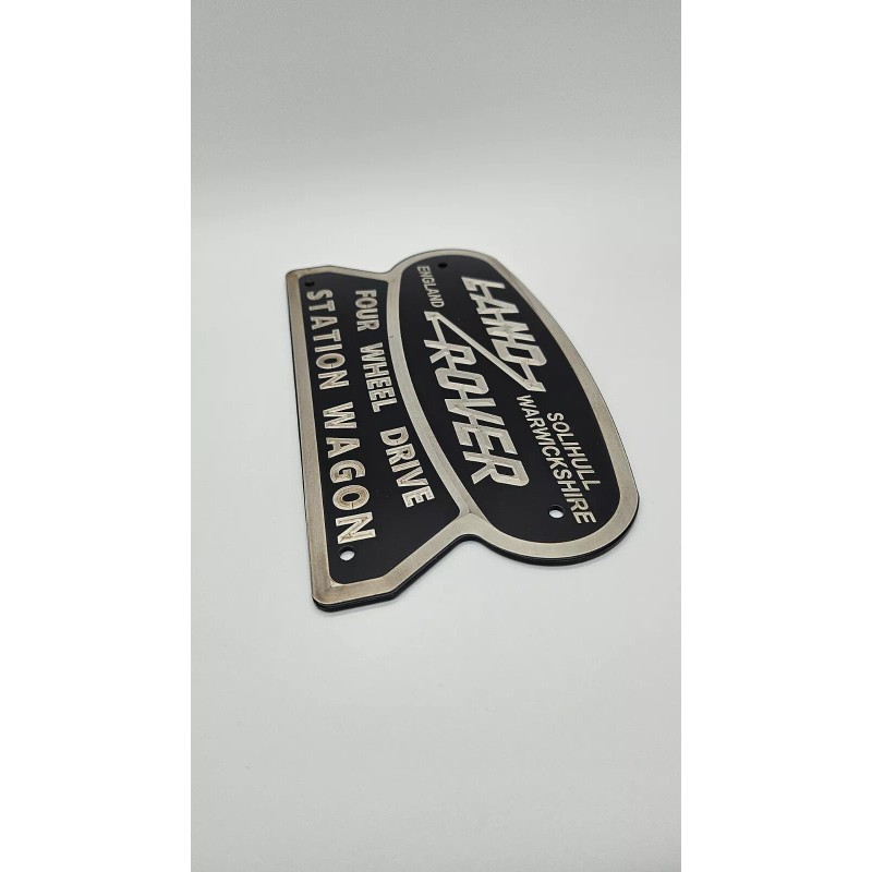 Pars Offroad - Land Rover Vintage Tail Gate Name Plate