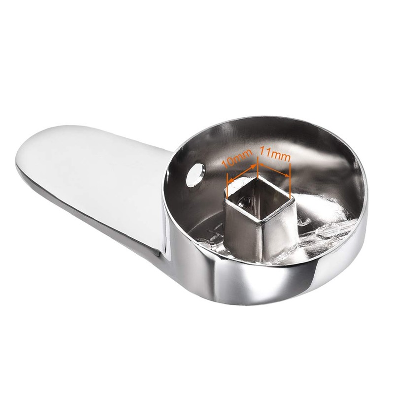 uxcell Faucet Lever Handle,40mm Cartridge Single Metal Lever Handle Replacement