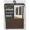 Eclipse 63"X43" BLACKOUT CURTAIN PANEL(S) ESPRESSO DARK BROWN THERMAL PROTECTION
