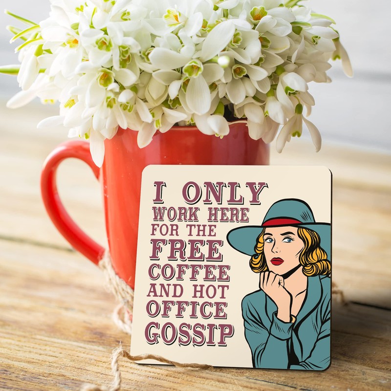 Dorothy Spring I Only Work Here for Coffee Funny Retro