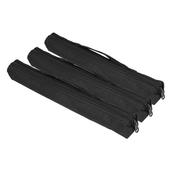 SUPVOX 3pcs Vertical Flute Case Black Oxford Fabric Storage Pouch