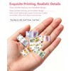 EYVRPAU Play Money 7 Sets (Approx 120 Pieces) Miniature, 7