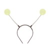 shoperama Headband with Fluorescent Balls Neon Antennas Alice Band Alien