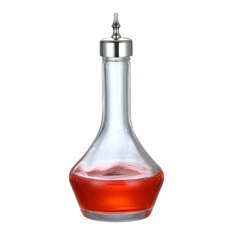 Threded Bitters Bottle Set of 4-90ml Glass Dash Bottle with