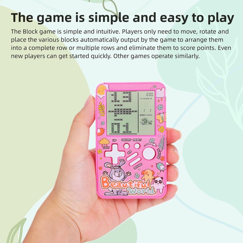 CZT Poket block game console Built-in multiple classic Retro brick
