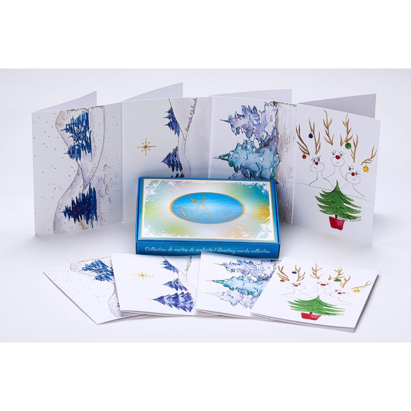NEW from PierRo Art - New Brunswick Christmas Greeting Cards