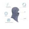 Turtle Fur Merino Wool with Tencel MaxClava Performance Balaclava, Ink