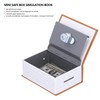 Mini Safe Box with Lock and Keys, Simulation Book for