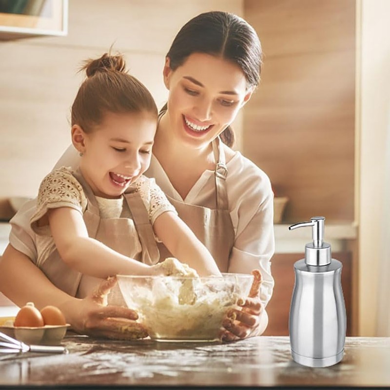 ARKTEK Soap Dispenser Stainless Steel 13.5 Oz - Liquid Hand
