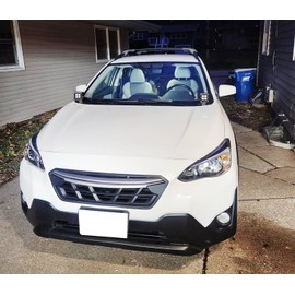 iJDMTOY Heavy Duty Steel Constructed Hood Hinge Mount A-Pillar LED Ditch Light Bracket Hardware Compatible with Subaru 2018-2023 XV Crosstrek