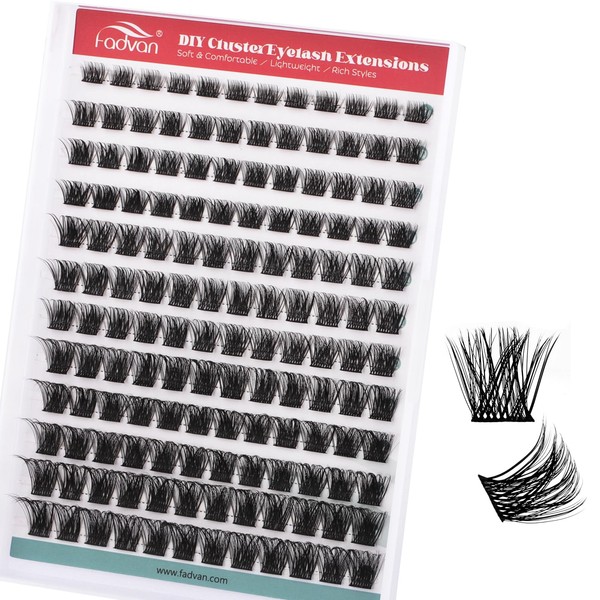 DIY Lash Clusters Extensions - D Curl 0.07mm 8-16mm Mixed