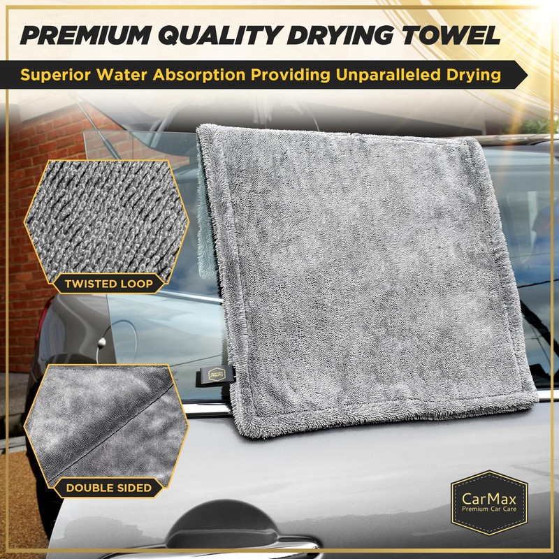 CarMax™ - Giant Twisted Loop Car Drying Towel - Double-Sided