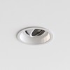 Astro Minima Slimline Round Adjustable Fire-Rated Indoor Downlight (Matt White),