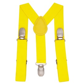 NestNook Kids Braces Y-Shape Children Suspenders for Boys Girls (Yellow)