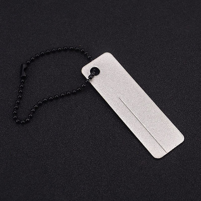 E-outstanding Diamond Grindstone Mini Portable Diamond Stone Sharpener with Keychain