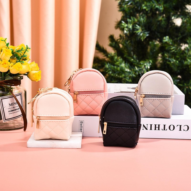 Mini Backpack Cute Cosmetic Bag for Women, Creative Cute Pendant