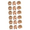 BESPORTBLE 3sets Dwarf Garden Statue Resin Hedgehog Figurine Garden Ornament