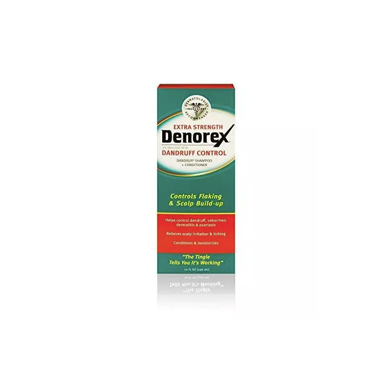Denorex Extra Strength Dandruff Shampoo and Conditioner, 10 oz.