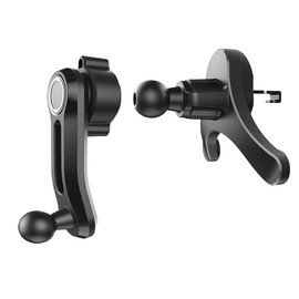 OCEANLOVE Universal Air Vent Clip Replacement for Car Phone Holder and 360°Swing Arm Extension Rod Accessories, with Diameter 0.67 in 17 mm Joint Ball for Most Car Phone Mount