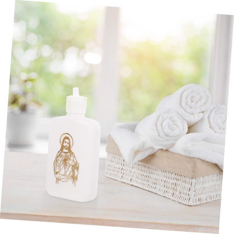 BIUDECO 2pcs Christian Holy Water Bottles Small Refillable Containers for