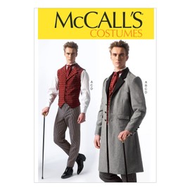 McCall's Patterns MC7003MEN Small 34-36 Medium 38-40 Large 42-44 Extra-Large 46-48 XXL 50-52 Mens Costumes, White