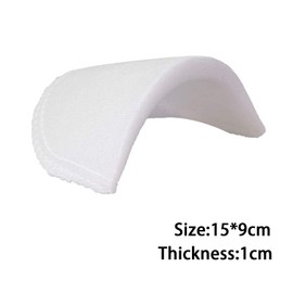 4 Pairs Shoulder Pads Soft Covered Set-in Sewing Foam Pads Raglan Shoulder Enhancer for Woman Man Suit Clothes
