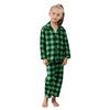 QZH.DUAO Plaid Pajamas For Womens, Ladies Adult 2-Piece Button Down