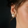 2-Pairs 14K Gold Locking Earring-Back Replacements for Studs, Hypoallergenic 925