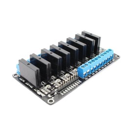DollaTek 5V 8-Channel Solid State Relay High Level Trigger SSR Module Board for Arduino ARM DSP PIC With Resistive Fuse