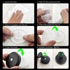 HYSDFCAZM Stainless Steel Glue-Free Suction Cup Hooks, Waterproof & Rustproof,