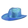 Arsimus Metallic Cowboy Hat (Turquoise)