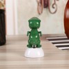 2Pcs Green Solar Powered Dancing Dinosaur,Decoration Gift, Swinging Dancer Toy,