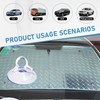 Ohleats 24PCS Car Glass Windshield Sunshade Suction Cups, Powerful Pull