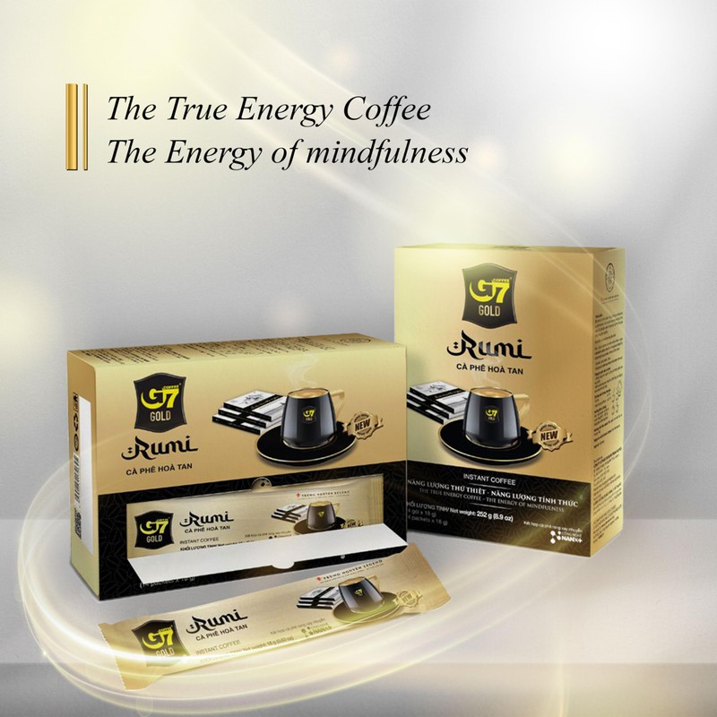 TRUNG NGUYEN G7 Gold Rumi Instant Coffee Single Served Sticks