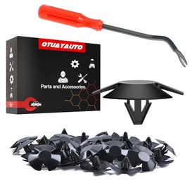 OTUAYAUTO 30pcs Hood Insulation Retainers with one Fastener Remover - Replacement for Chrysler, Jeep, Dodge, Ram - Replace OEM 4878883AA LH LHS Nylon Clip