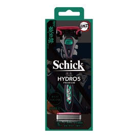 Schick (Chik) Kamato Tanjiro Model Hydro 5 Premium Holder (with Blade + 1 Replacement Blade) with Razor Stand