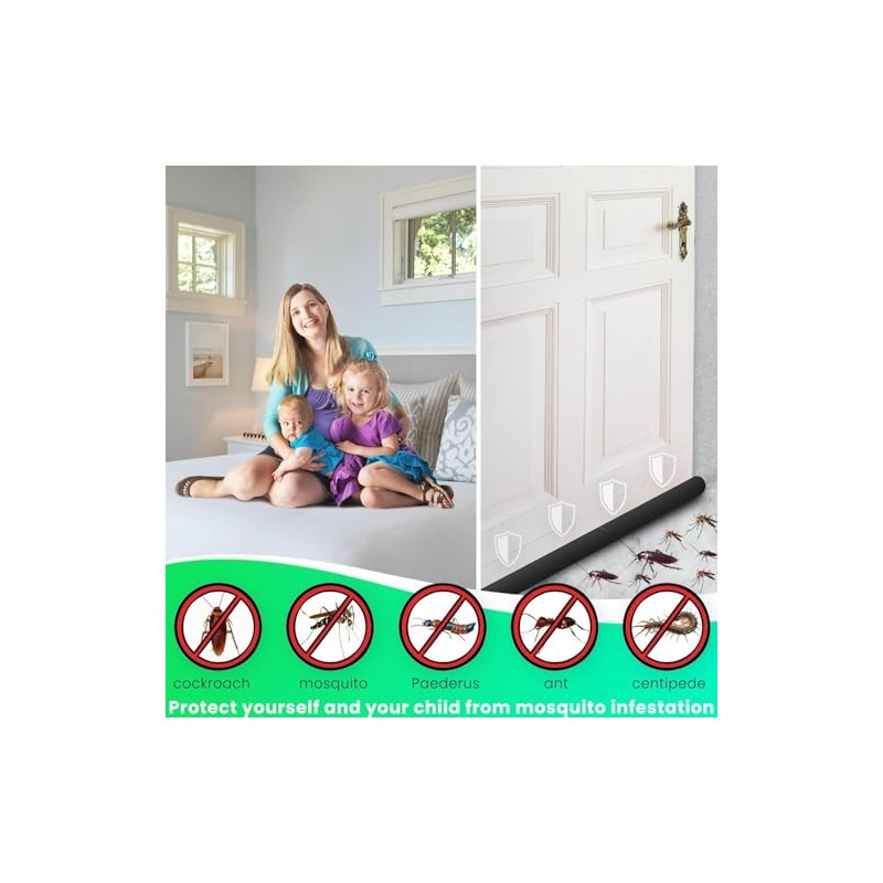 Burlete para Puerta, Protector y Guardapolvo para Puerta, 96CM Sello