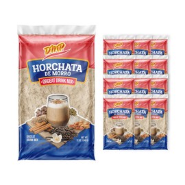 De Mi Pais Horchata de Morro Orgeat Drink Mix - Authentic Horchata Drink Mix with Rich, Creamy Flavor - Perfect for Refreshing Beverages - Convenient Powdered Packets - 12 oz, 12-Pack