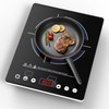 GIHETKUT Electric Cooktop Single Burner, 1800W Electric Stove Top with