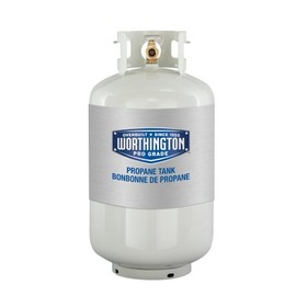 Worthington 303954 30-Pound Steel Propane Cylinder With Type 1 With Overflow Prevention Device Valve (Older Model)