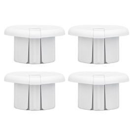 4pcs Satellite Cable Wall Bushing Professional Wall Hole Feed Through Cable Bushing Set for Starlink Dishy Router Ethernet Adapter Cable White