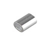 Futheda 100 pcs Aluminum Crimping Loop Sleeve Clips Oval Shaped