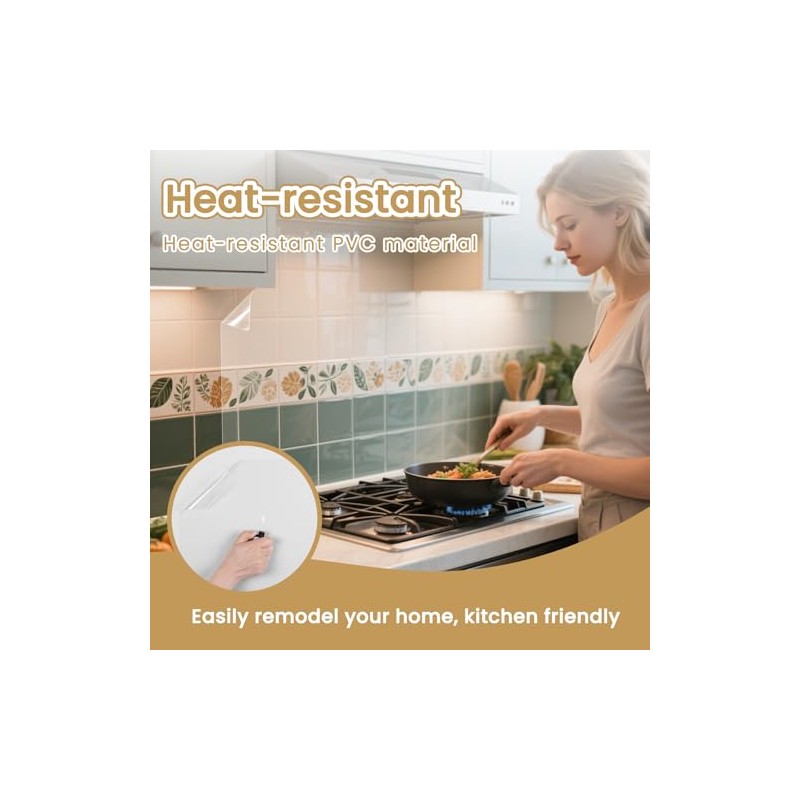 practicalWs Clear Contact Paper, Self Adhesive Removable Vinyl Film Thickness