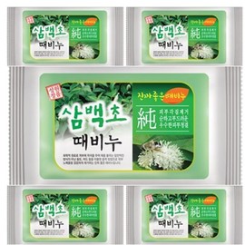 Seongwon 300 seconds soap 5 soft dirt removal bath soap face wash beauty / 성원 삼백초 비누 5개 부드러운 때 제거 목욕비누 세안 미용