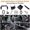 4PCS Upgraded Center Console Organizer for Jeep Wrangler JL JLU