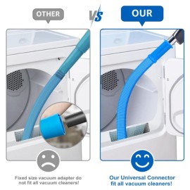 Unbranded Dryer Vent Cleaning Kit - Vacuum Hose Attachment for Efficient Lint Removal