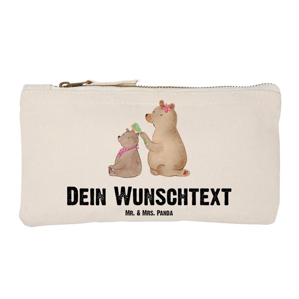 Mr. & Mrs. Panda Make Up Bag Bear with Child,