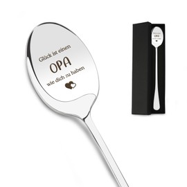 Father's Day Gift for Grandpa, Grandpa Gift, Grandpa Gift Father's Day, Grandpa Spoon Stainless Steel Best Grandpa Gifts for Birthday Grandpa Christmas Gift