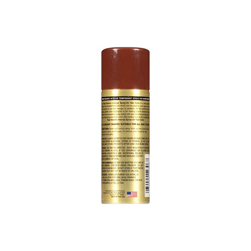 High Beams Intense Temporary Spray On Hair Color, Brown, 2.7