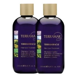 2 Shampoo Anticaída Extractos Romero Y Limón Terramar /250ml
